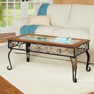 Fleur-De-Lis Coffee Table, , large