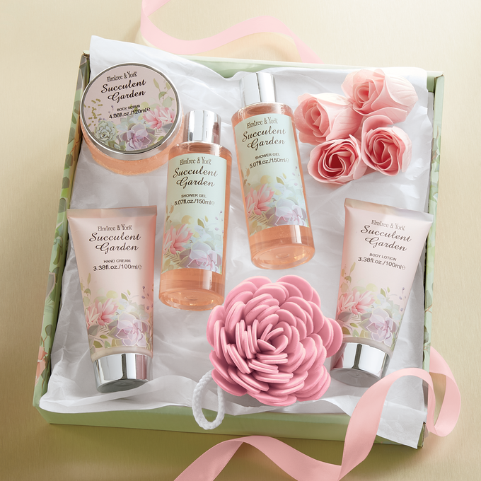 7-Piece Jasmine and White Tea Bath Set, , large