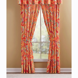 Bright Paisley Panel Pair, , large