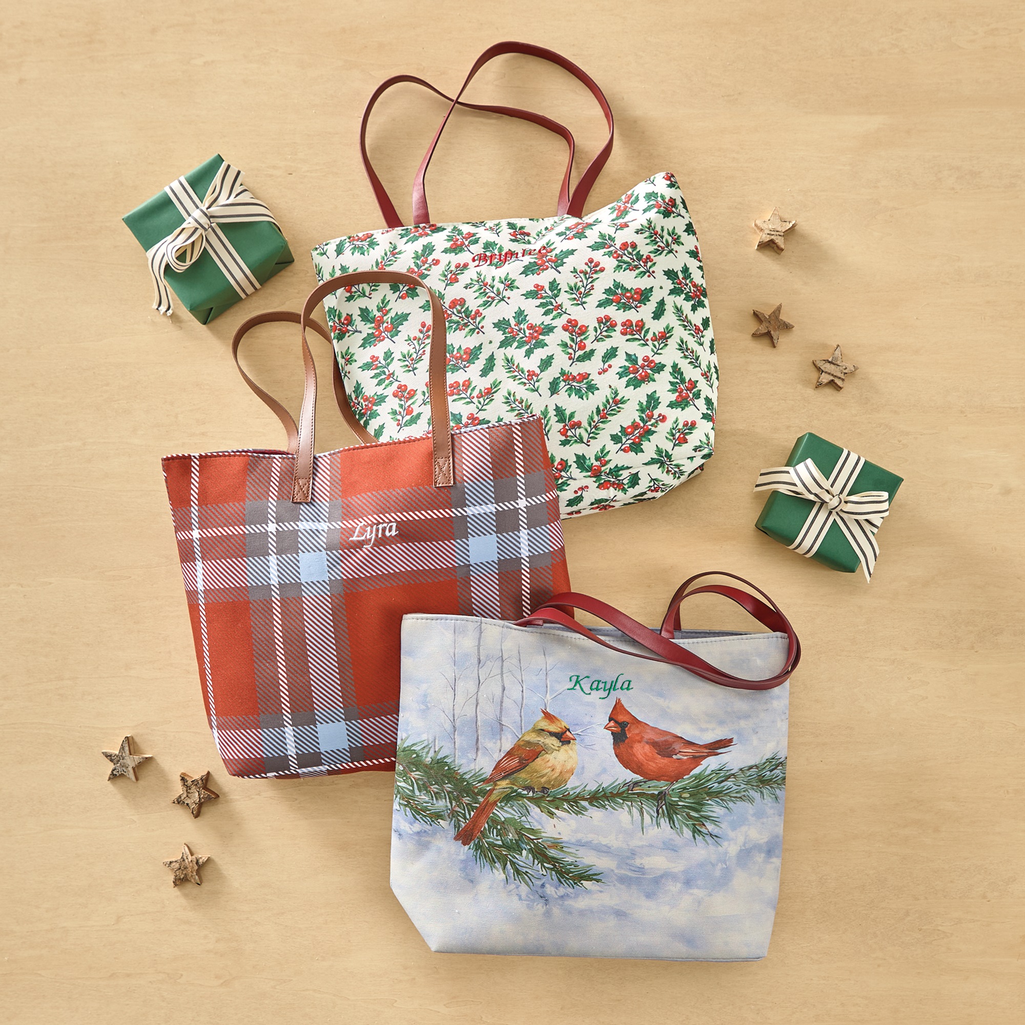 Holiday Canvas Tote, , large