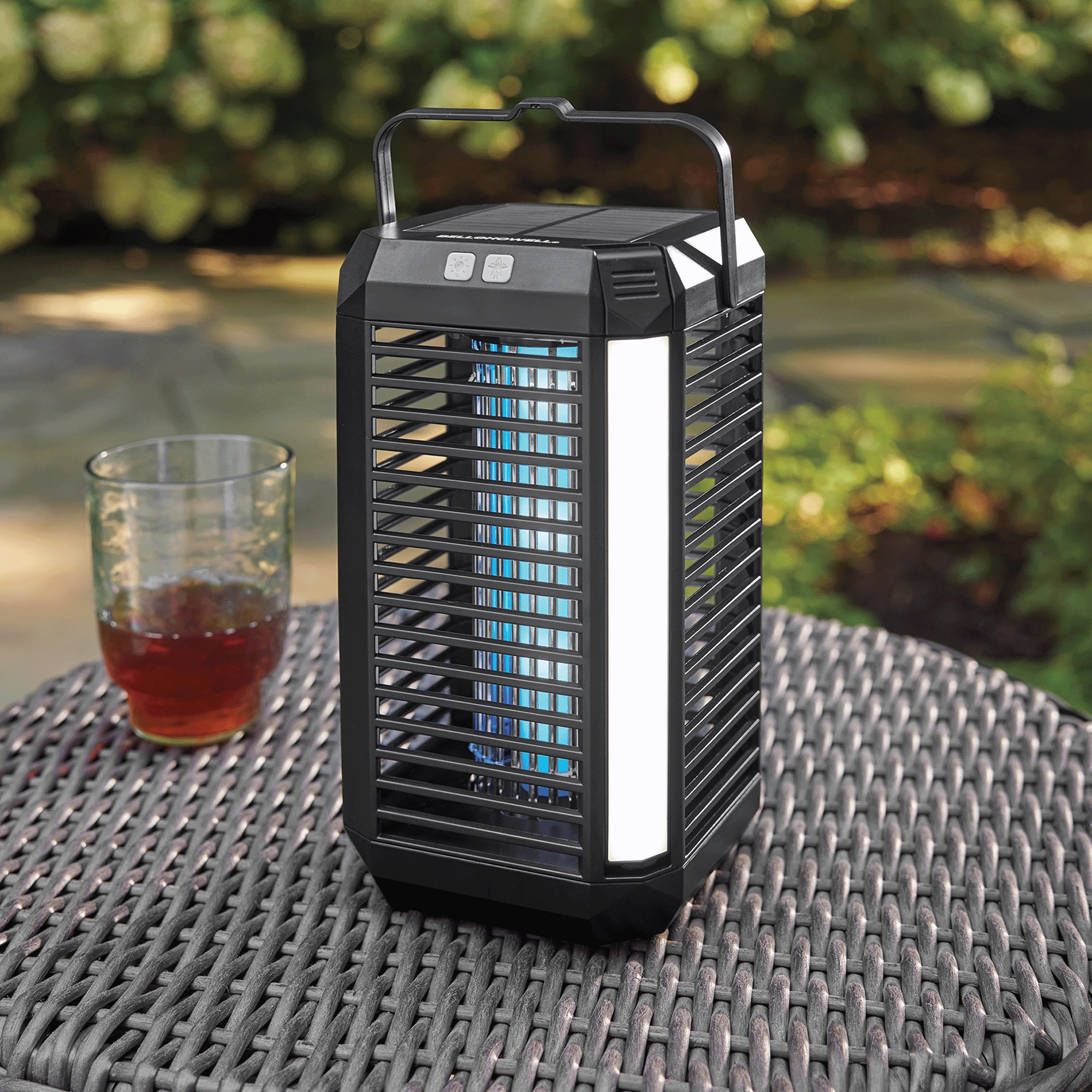 Bell + Howell Rogue Solar Lantern &amp; Bug Zapper, , large