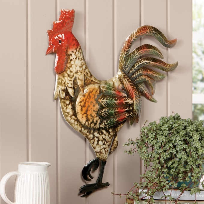 Metal Rooster Wall Décor Ginny S