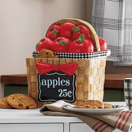 Apple Picking Cookie Jar, , large