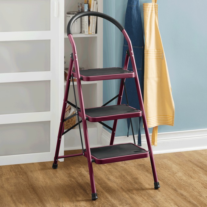 3-Step Folding Ladder, , large