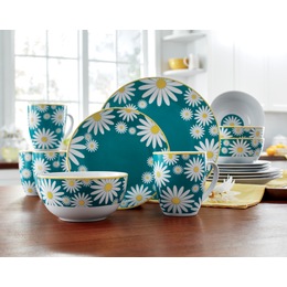 16-Piece Daisy Dinnerware Set, , large