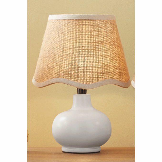 Accent Cottage Lamp, White, large