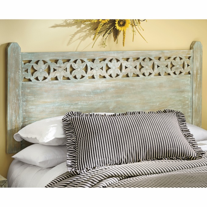 Iona Weathered Queen Headboard, , large