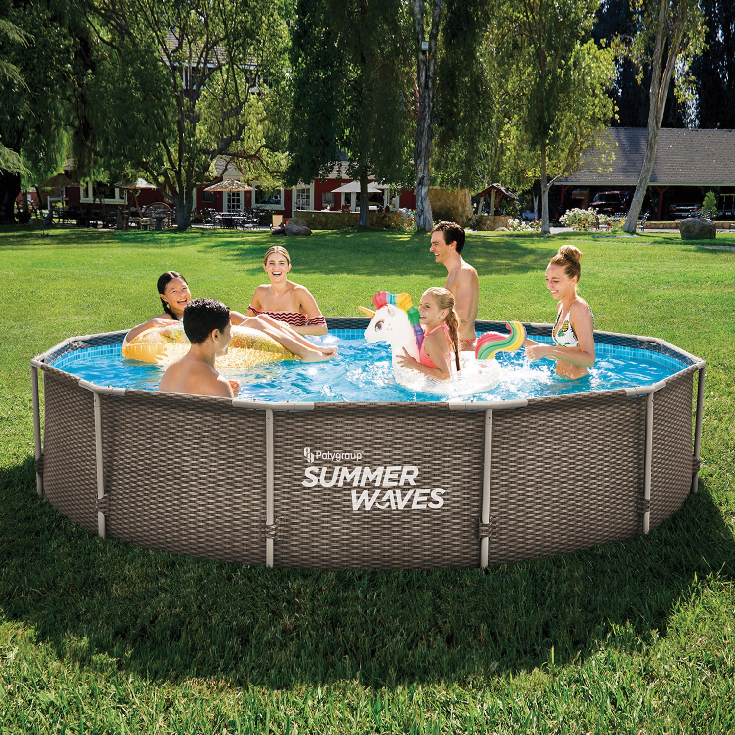 Summer waves discount active frame pool