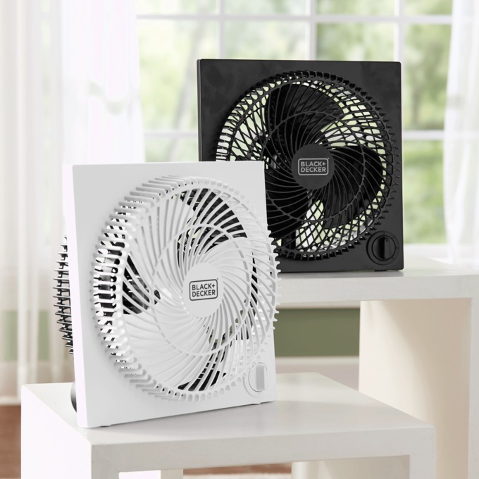 BLACK+DECKER 9" Frameless Box Fan, , large