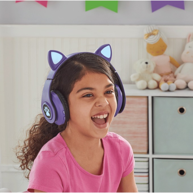 Bluetooth Cat Ear Headphones, , large