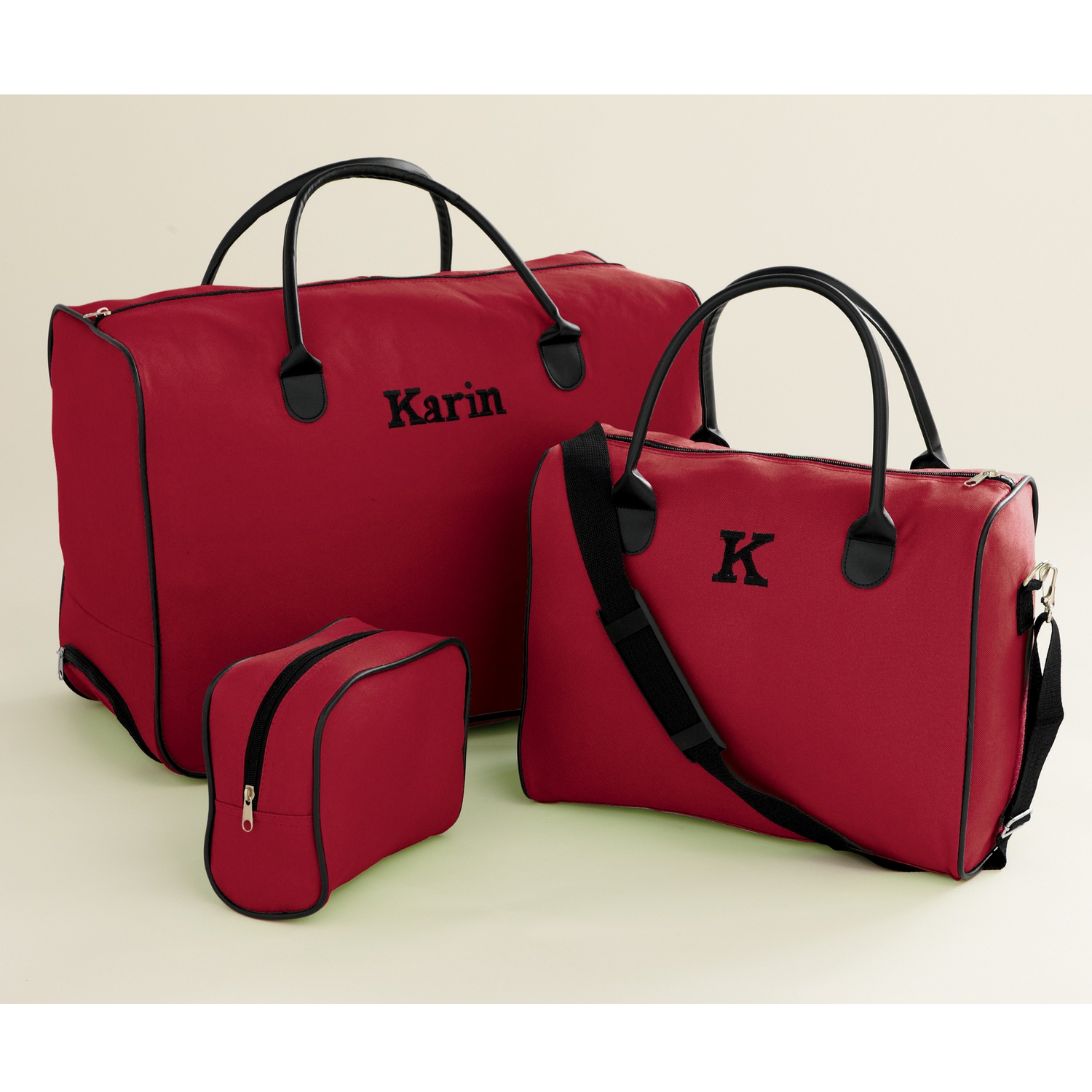 3Piece Personalized Luggage Set Ginny's