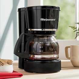 Elite Gourmet 5-Cup Drip Coffee Maker, , large