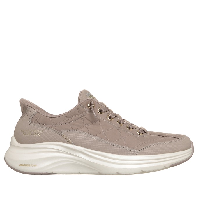 Skechers Women's Slip-Ins Contour Foam Golden Hour Shoe with No-Tie Bungee Laces, , large