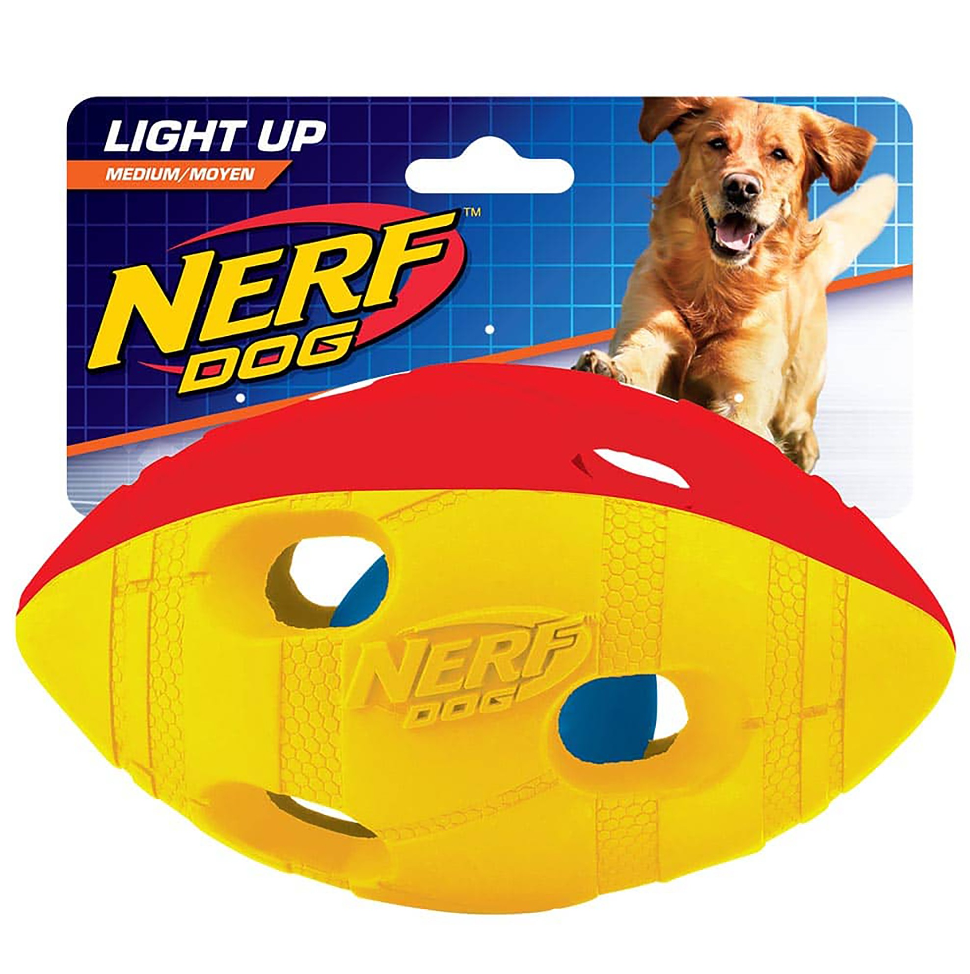 nerf football dog toy