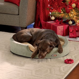 K&amp;H Pet Products Thermo Snuggly Sleeper Oval Pet Bed - Large, , large
