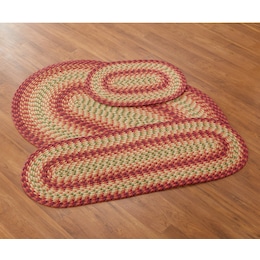 3-pc. Heritage Braided Indoor/Outdoor Rug Set, , large