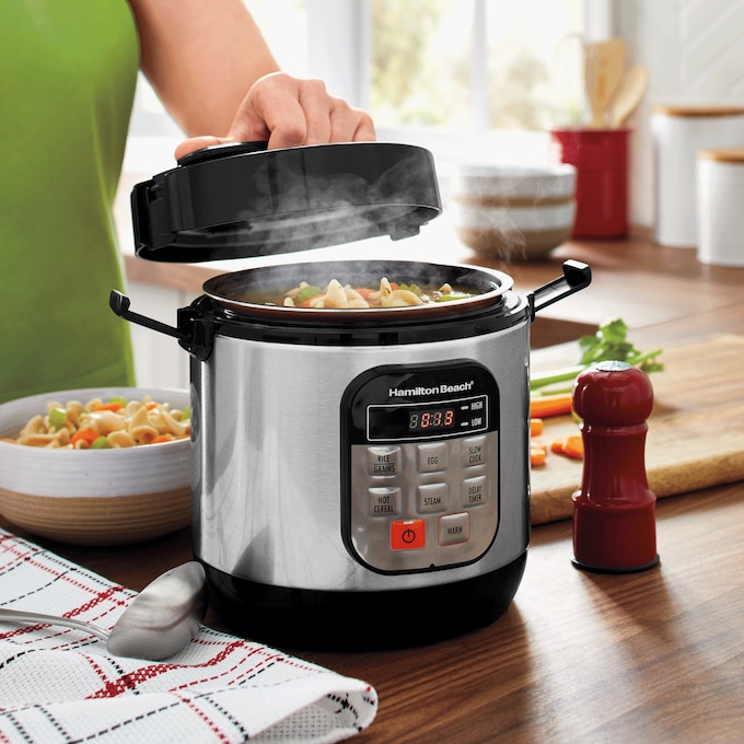 Hamilton Beach Compact Multi-Cooker, , large