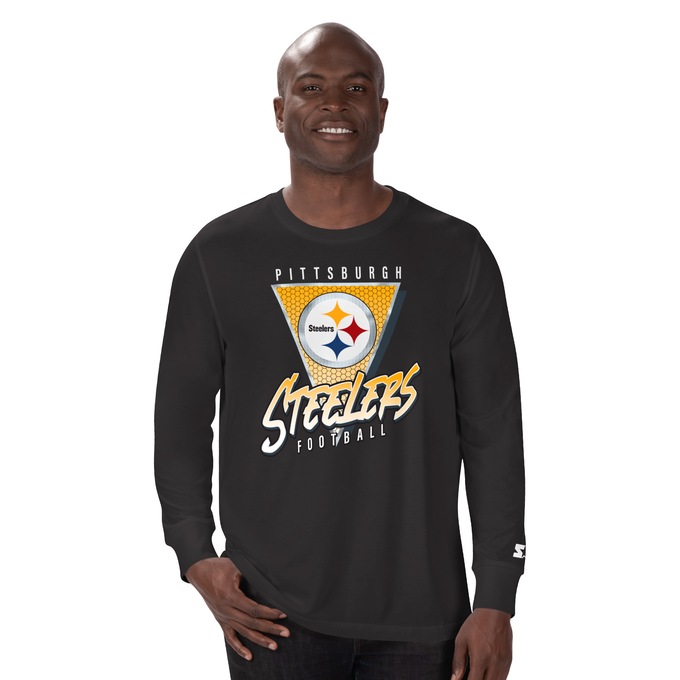 Men's Long-Sleeve NFL Crewneck Tee, , large