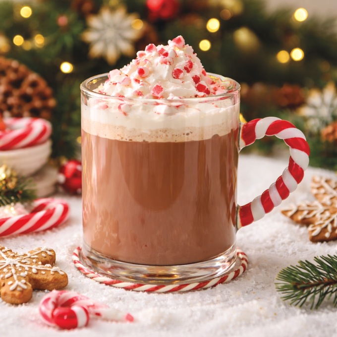 Candy Cane Glass Drinkware, , large