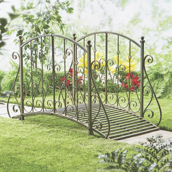 5 Ft Metal Garden Bridge Ginny S