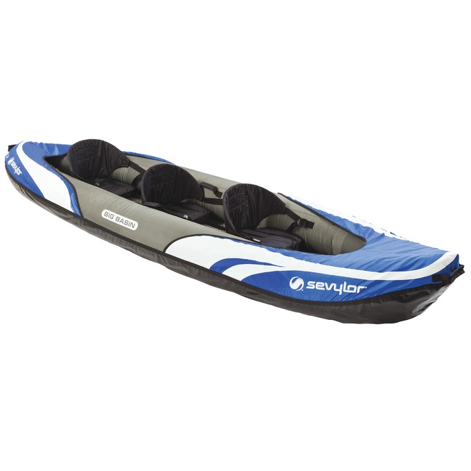 Coleman Sevylor Big Basin 3-Person Inflatable Kayak, , large