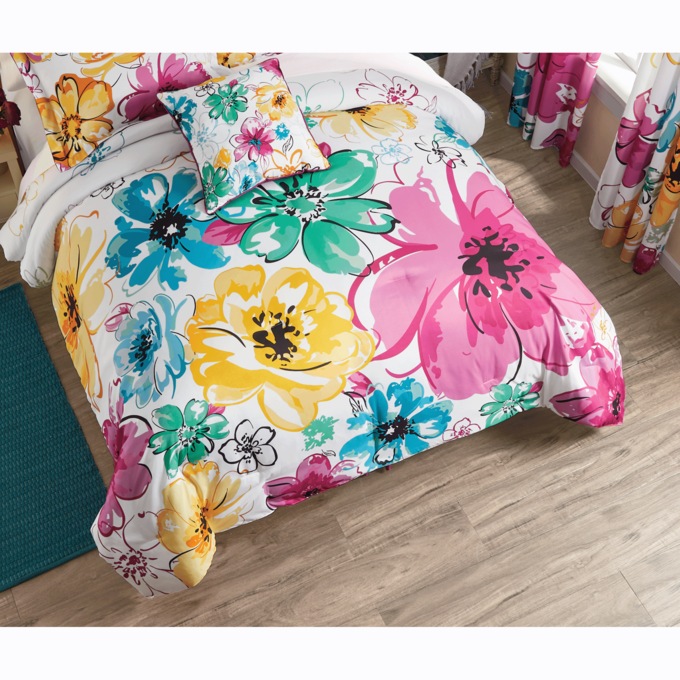 Color Connection Floral Comforter Set, , large
