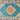 Lacey Rug, Light Blue Orange, swatch
