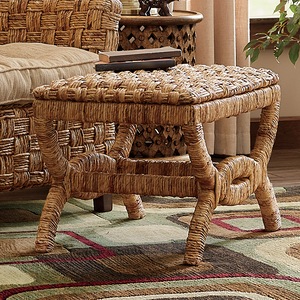 Etta Woven Stool, , large