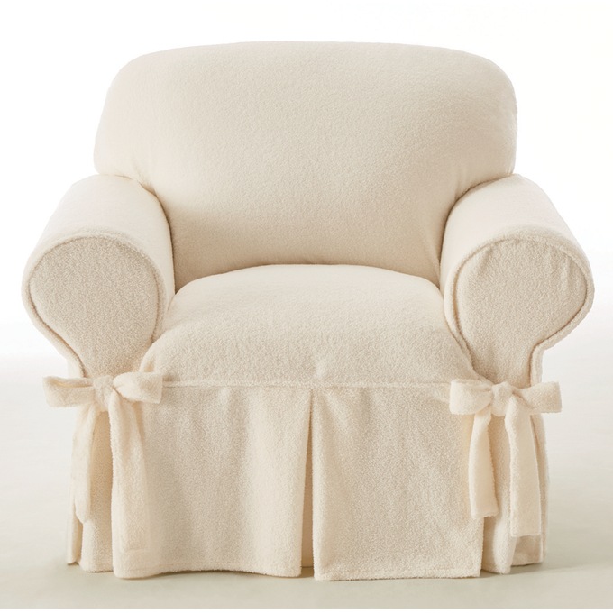 Boucle Slipcovers and Pillow Cover, , large