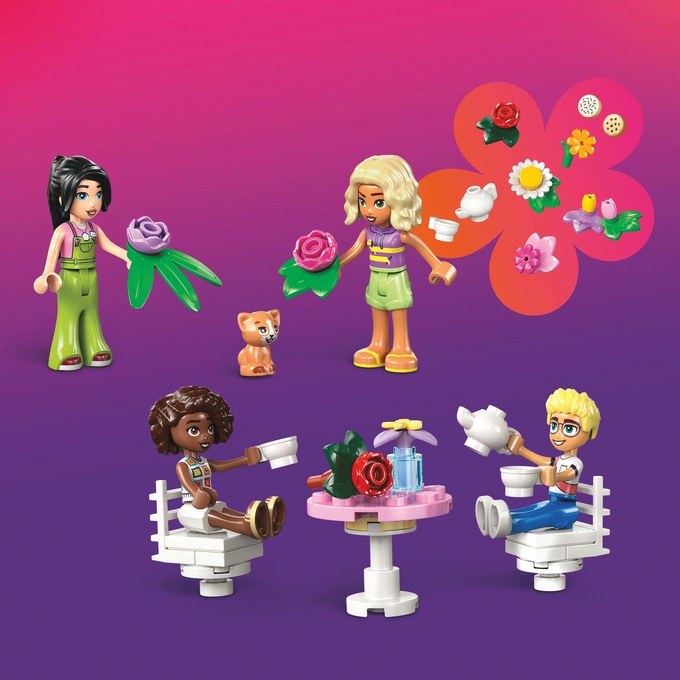 LEGO Friends Plant Café & Flower Shop, , large