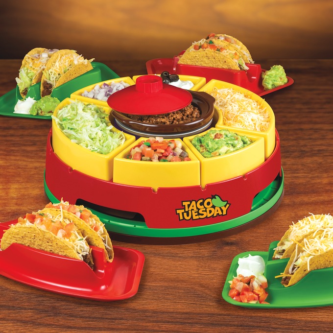Taco Tuesday Lazy Susan, , large