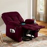 Colton Lift Recliner with Heat & Massage, Burgundy, large