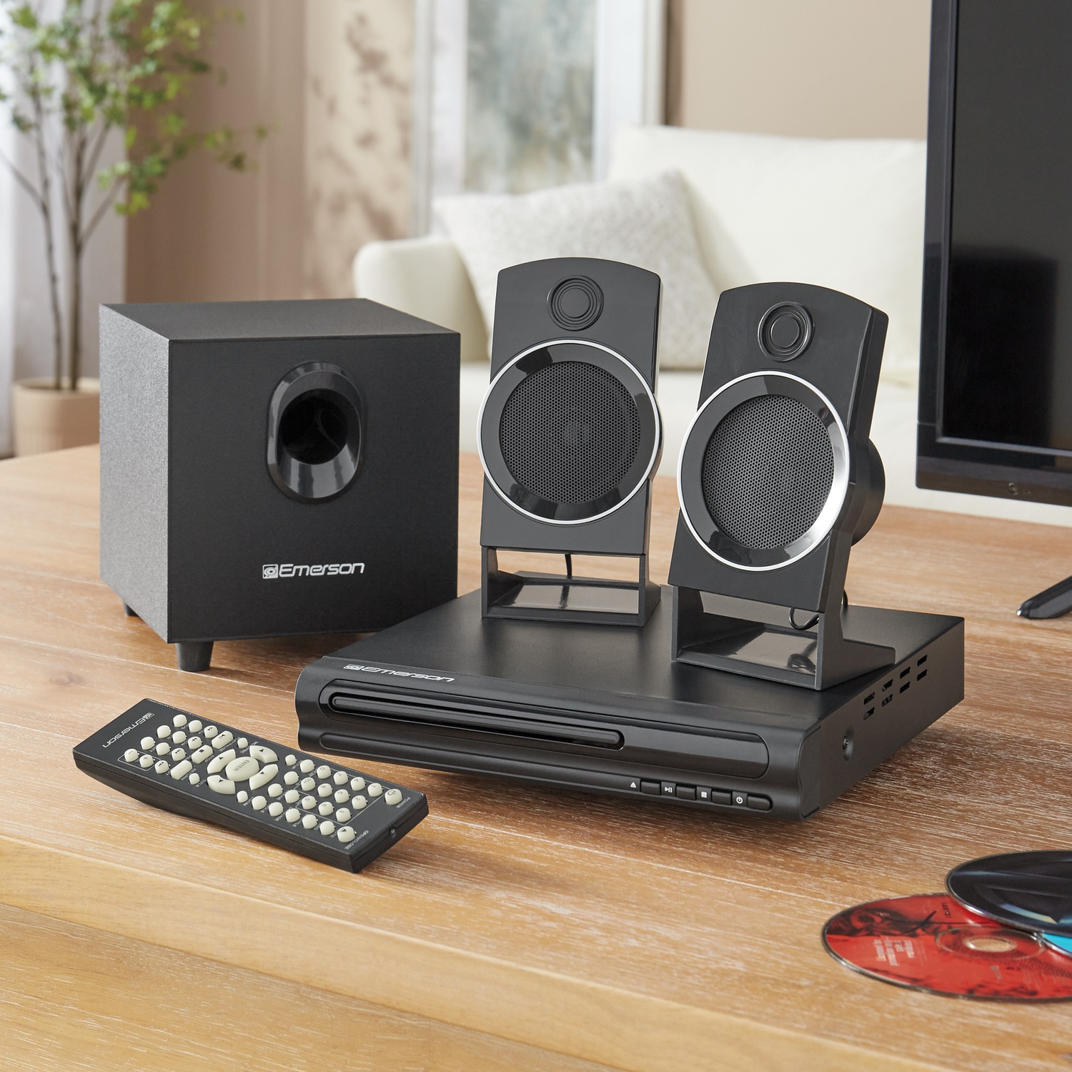 Emerson Home Theater System with DVD Player Surround Sound Ginny s