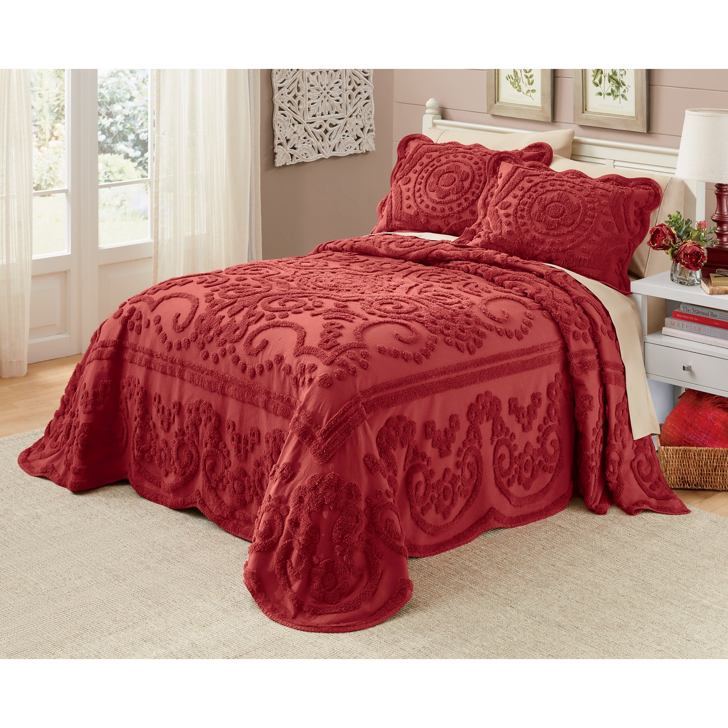 Scallop Chenille Bedspread Ginny's