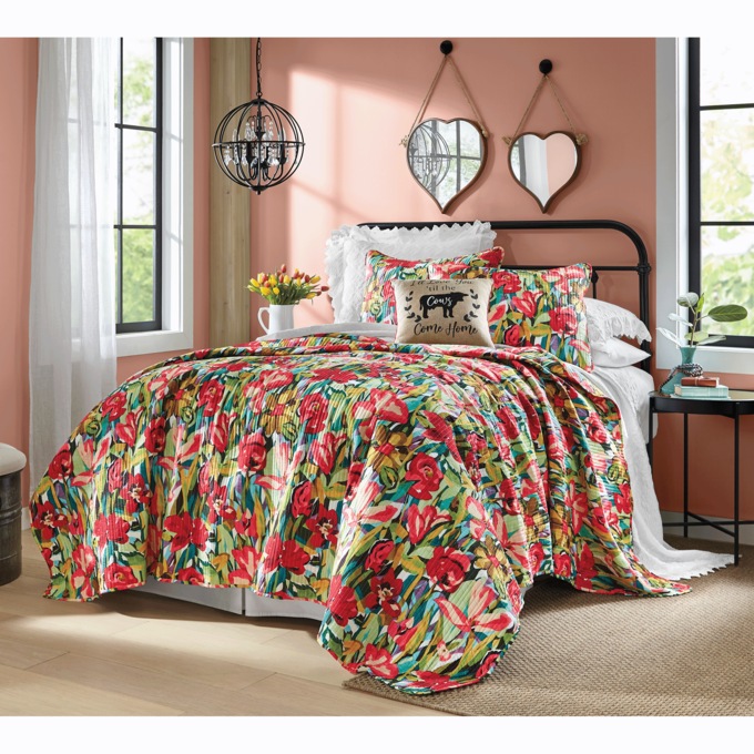 Posy Oversized Quilt and Sham, , large