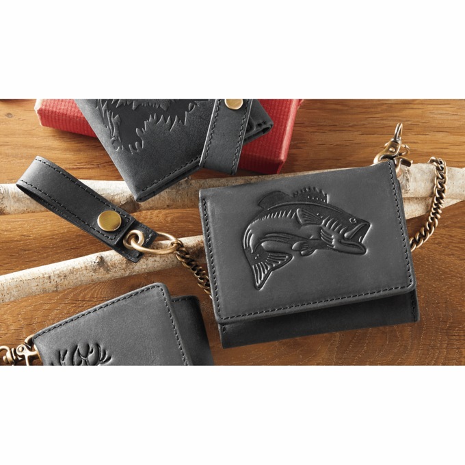 Leather Wildlife Wallet, , large