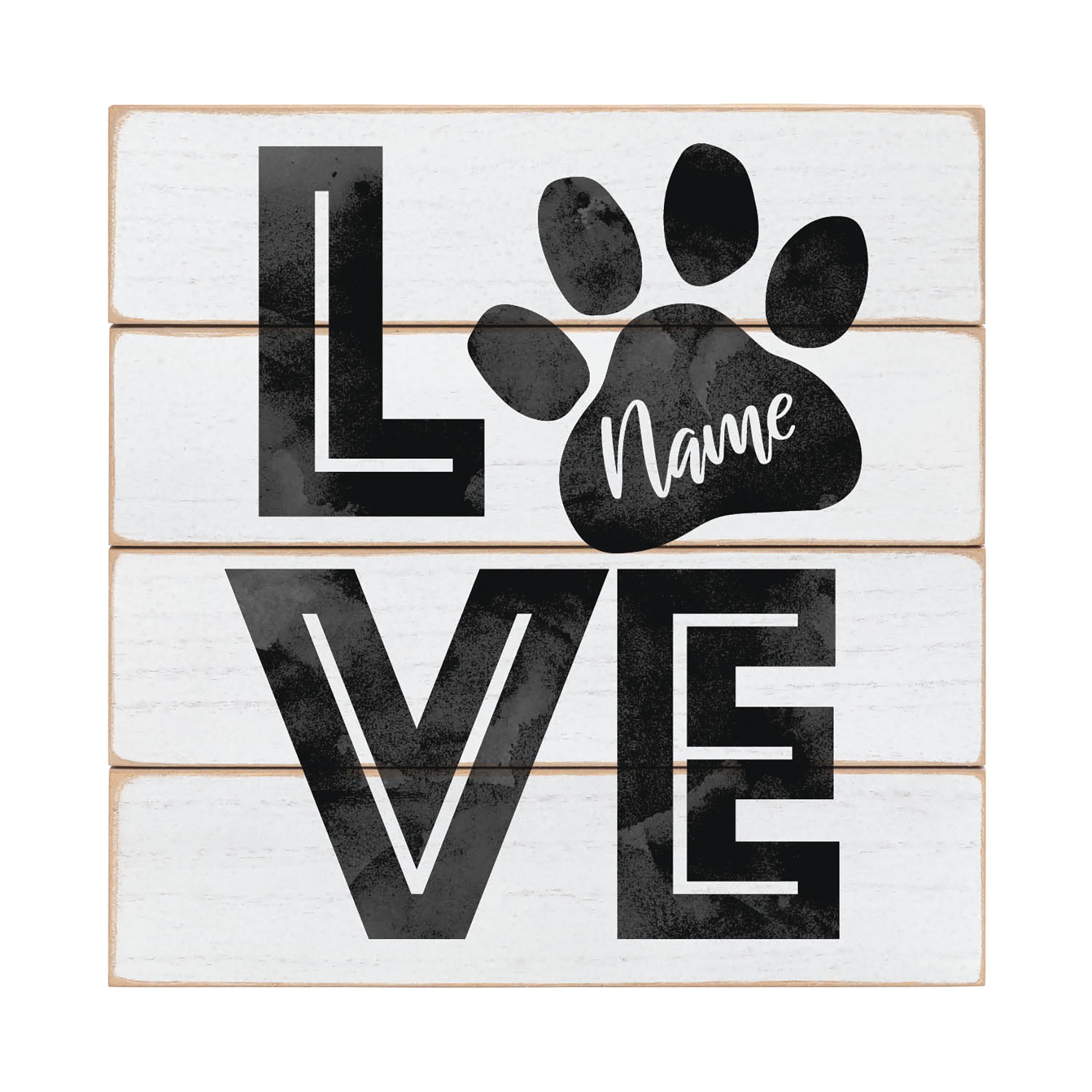  Personalized Love My Pet Wall Art, Multi, large