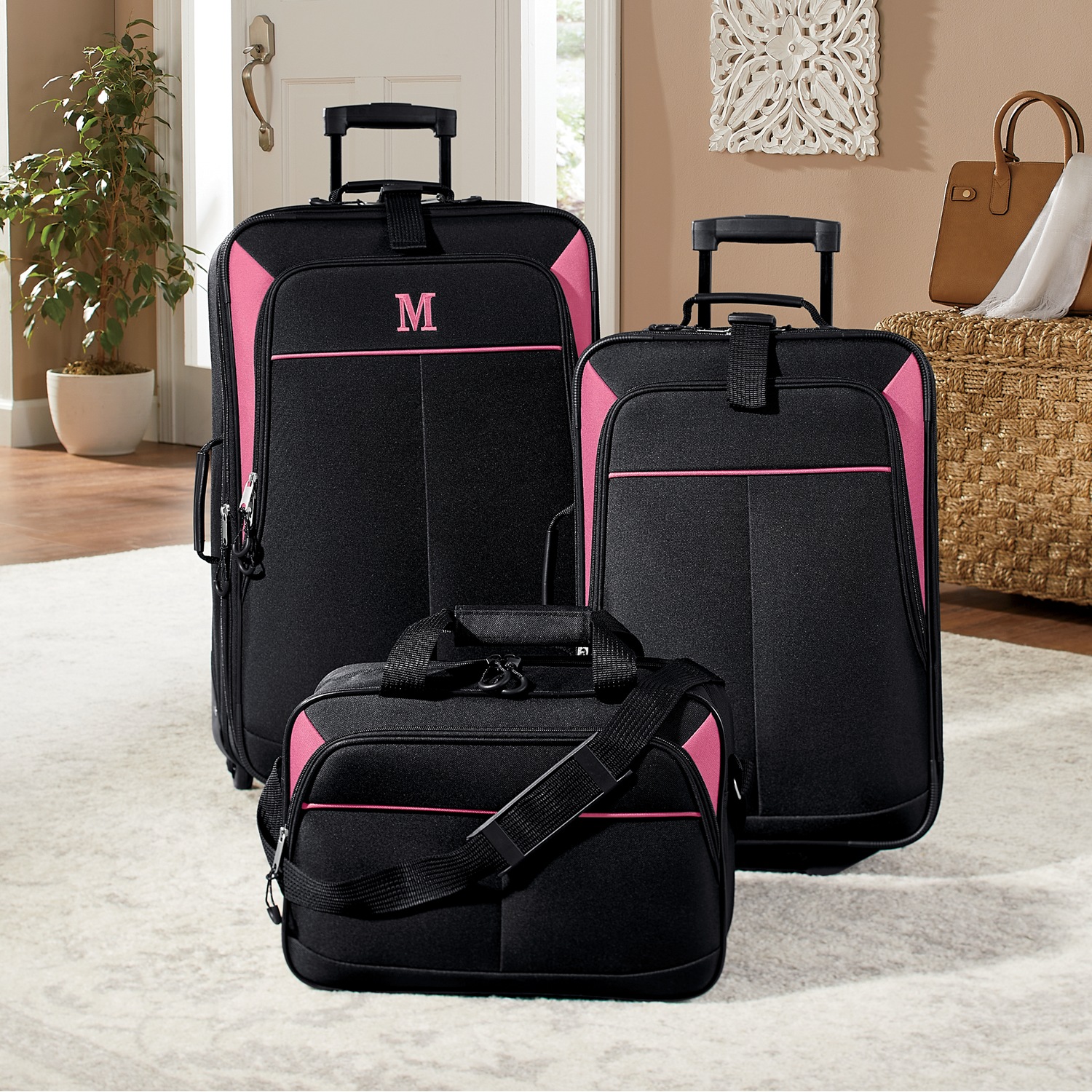 3 Piece Softside Luggage Set Ginny s