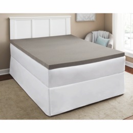 Charcoal Infused Mattress Topper, , large