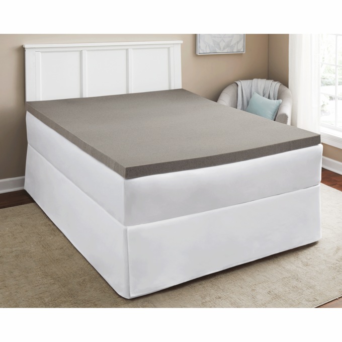 Charcoal Infused Mattress Topper, , large