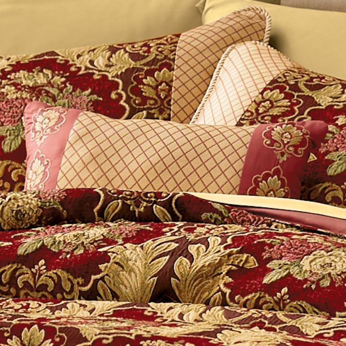 Portofino Jacquard Comforter Set, Accent Pillow and Window ...