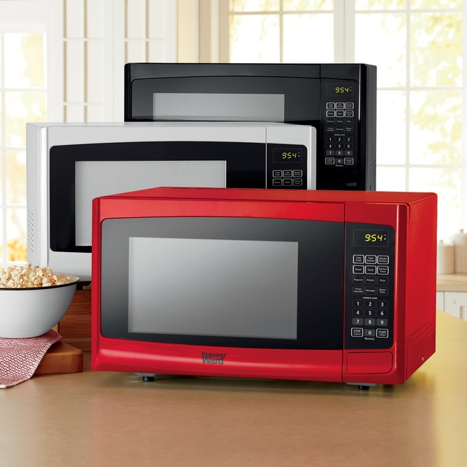Montgomery Ward Countertop Essential 1 1 Cu Ft Colored Microwave Oven Ginny S