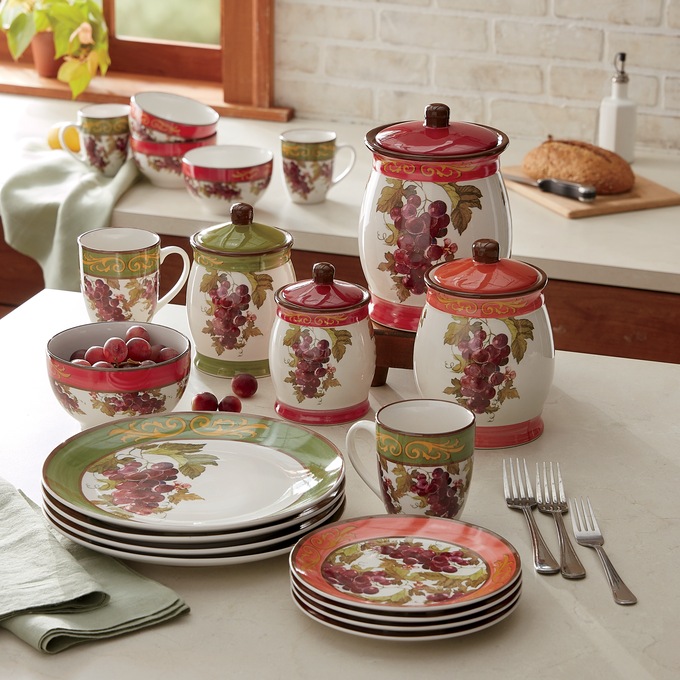Concord Grape Canister and Stovetop Sets, , large