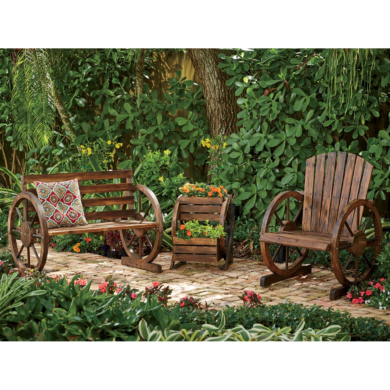 Wagon Wheel Furniture Ginny S Wagon Wheel Furniture