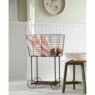 Vintage Rolling Laundry Cart, , large