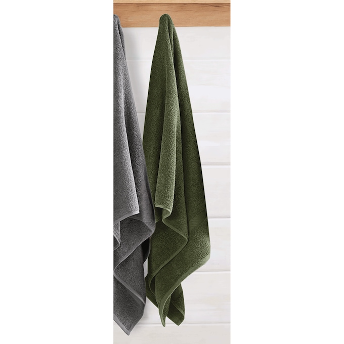 12-Piece Serene Cotton Terry Bath Towel Set, , large