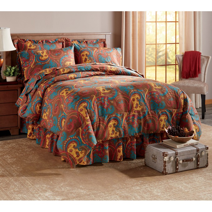 Bright Paisley Complete Bed Set Ginny S - Bright Paisley Bedding Bright Paisley Complete Bed Set Ginny S - Bright Paisley Bedding