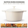Gotham Steel 5-Quart Hammered Dutch Oven, , large