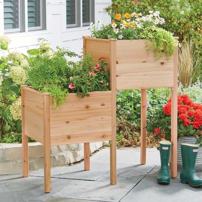 Two-Tier Planter Stand, , large