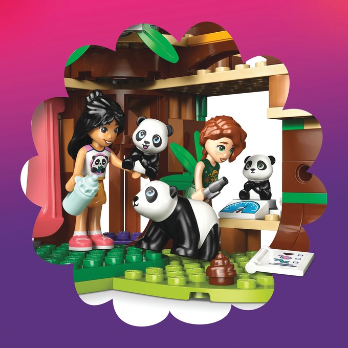 LEGO Friends Panda Sanctuary Animal Care, , large